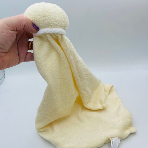 Baby Angel Dear Lovey Security Blanket Yellow Duck Head Soft Blankie - Picture 6 of 7